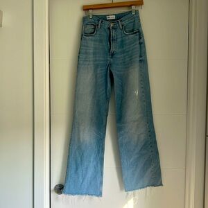 Zara TRF wide leg jeans size 4